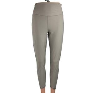 Abercrombie & Fitch YPB Beige High Rise Pull On Stretch Fitness Yoga Leggings L